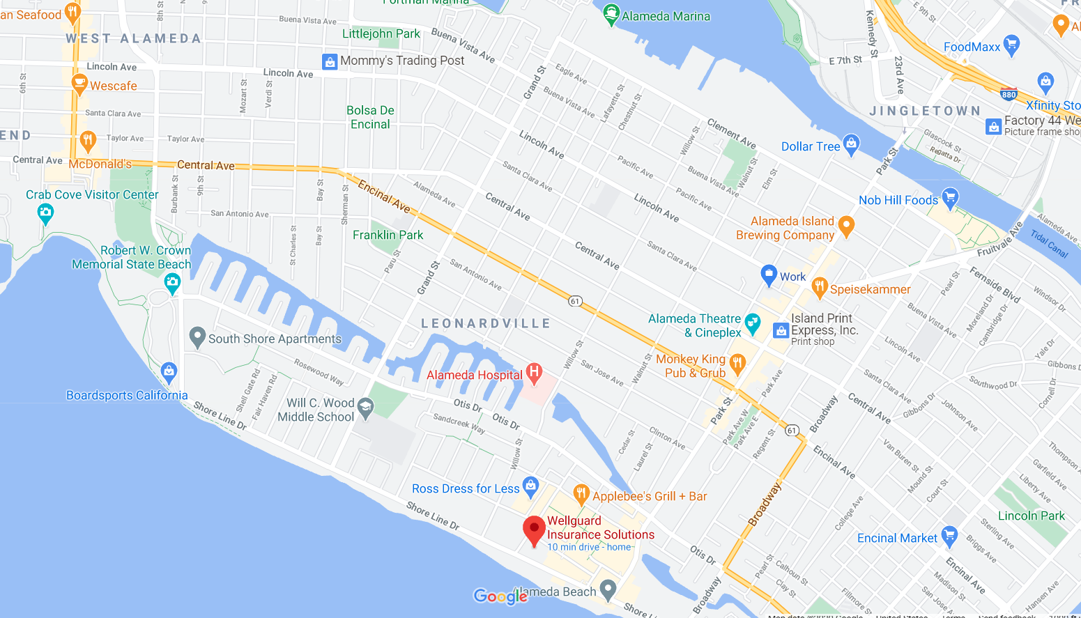 Wellguard Office, Google Maps